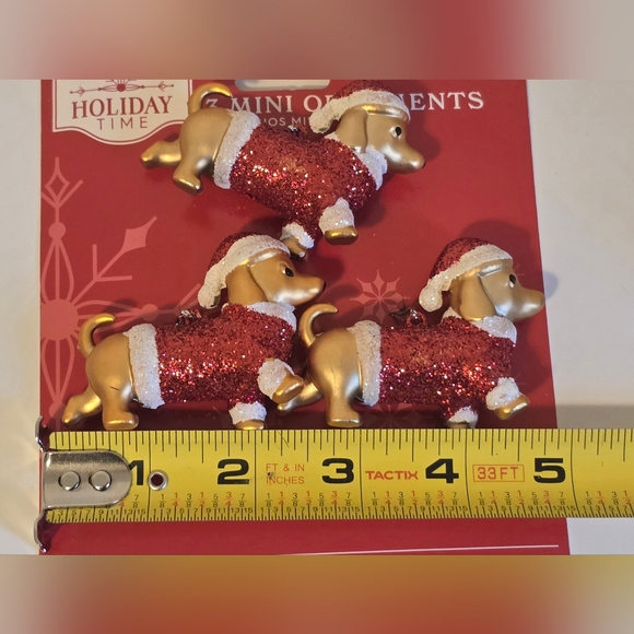 Mini Puppy Dog Christmas Ornaments, 3 Piece *Read Details - Picture 14 of 16
